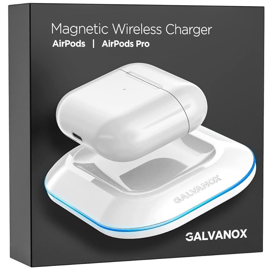 GALVANOX Magnetic AirPods Pro Charging Base with LED Indicators